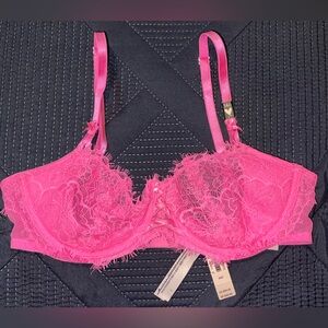 Unlined Lace Balconette Bra